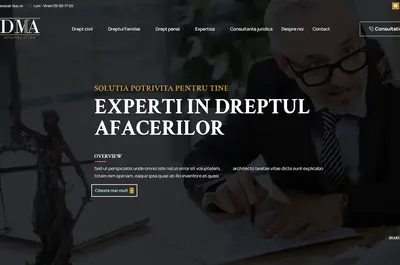 Site-ul clientului Avocat București