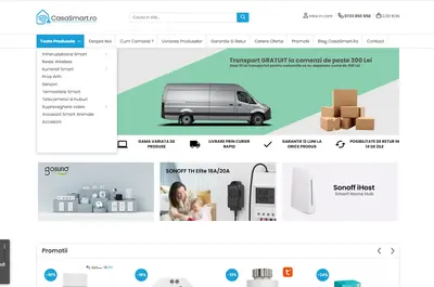Site-ul clientului Casa Smart