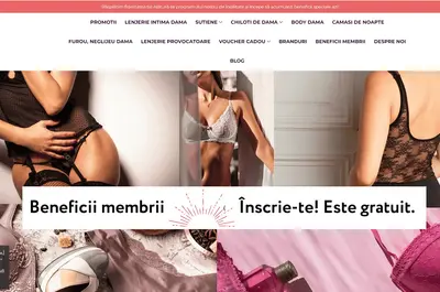 Site-ul clientului Sertarul cu Lenjerie